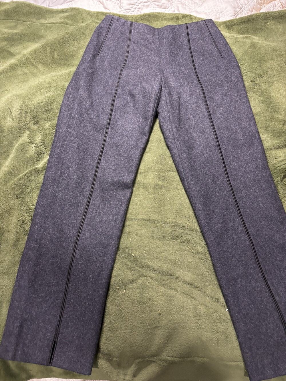 ViNTAGE harve’ benard Womens Wool Blend Gray Dress Pants Sz 6